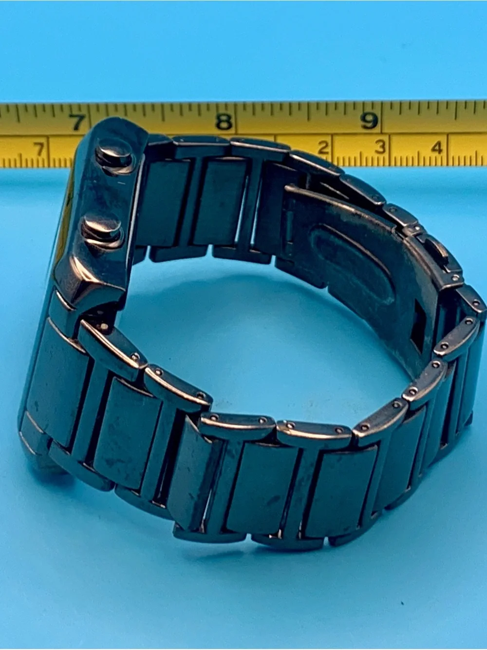 Men’s Digital Tank Wristwatch Chrono Day Date Backlight Alarm Dual Time Working